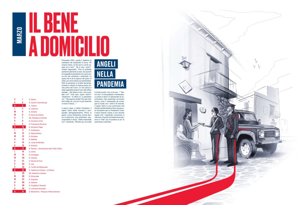 Presentato il calendario storico 2024 dei Carabinieri - La Città di Salerno