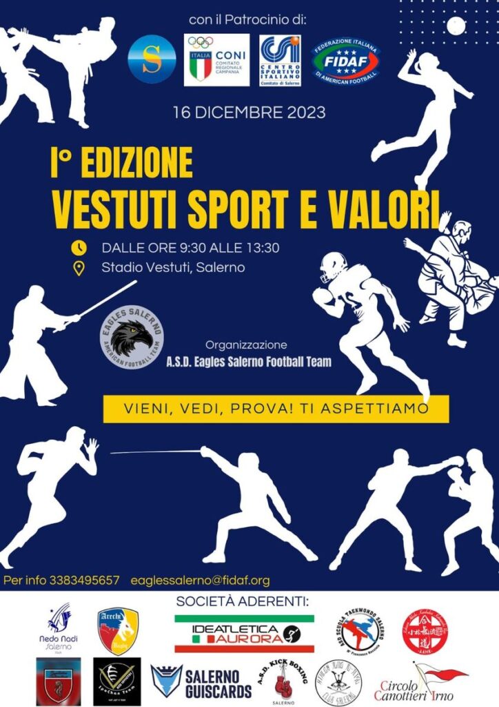 Al Vestuti per scoprire i valori dello sport