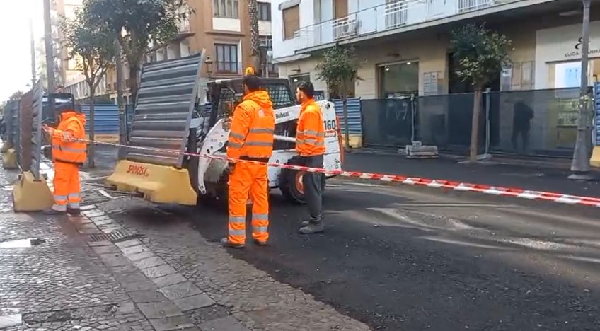 Salerno, ripartono i lavori sul corso