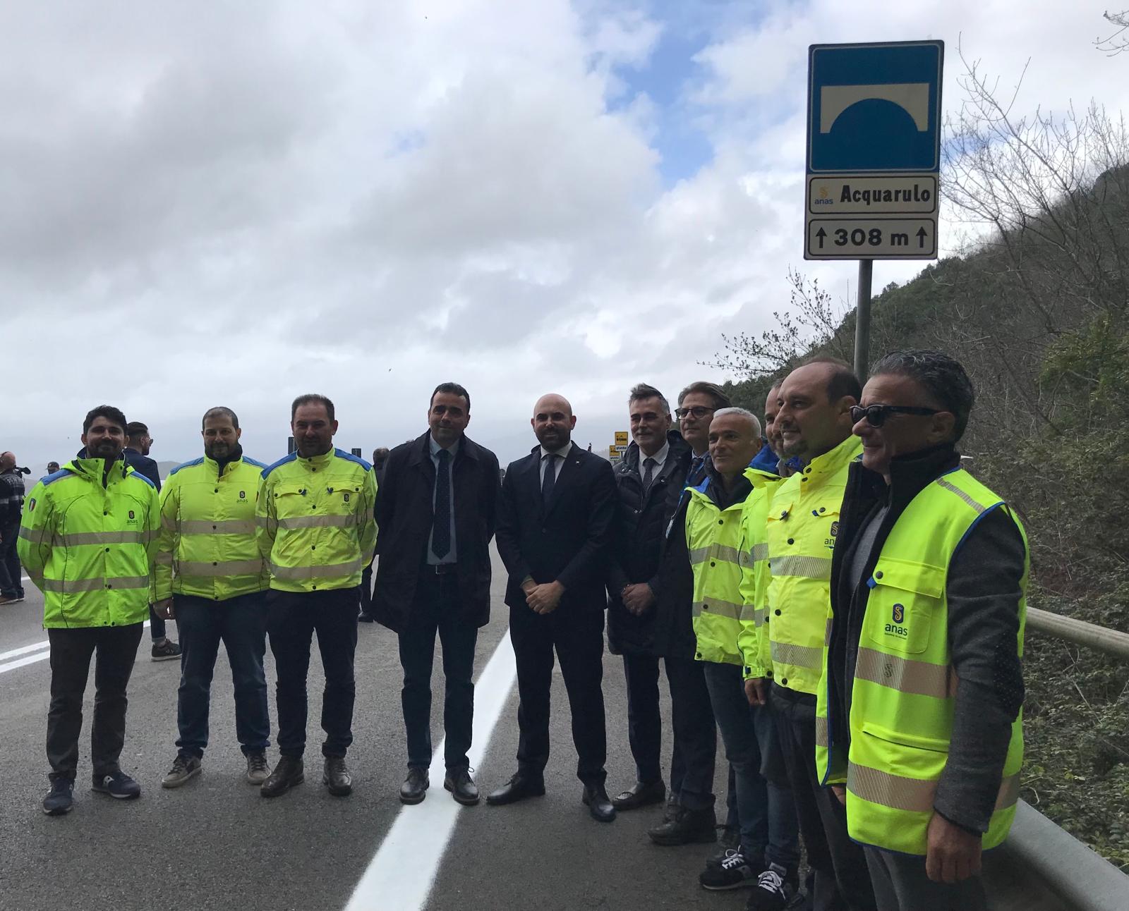 The “Acquarulo” viaduct on the Cilentana reopened to traffic