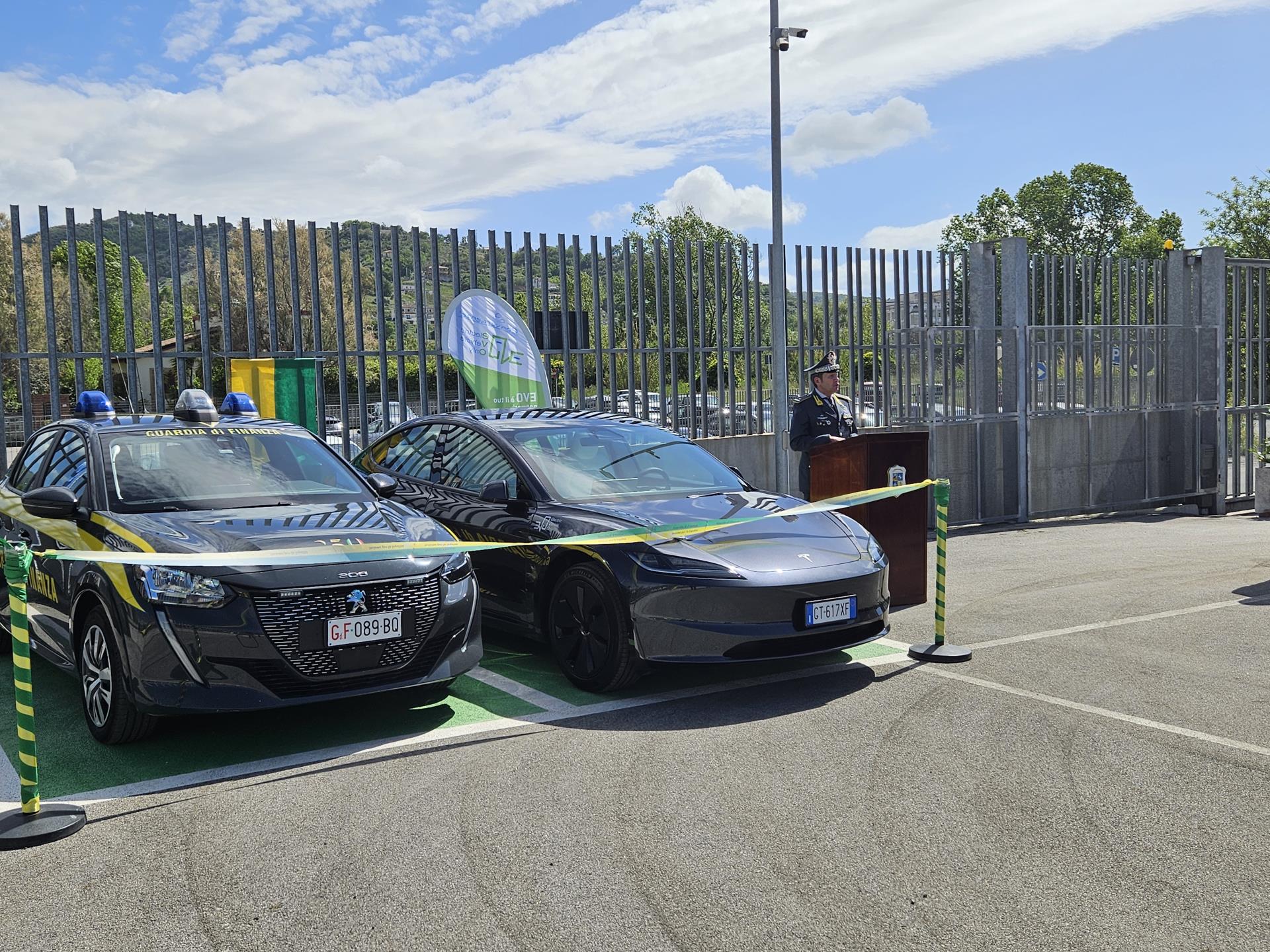 The Gdf green vehicle charging station in Agropoli