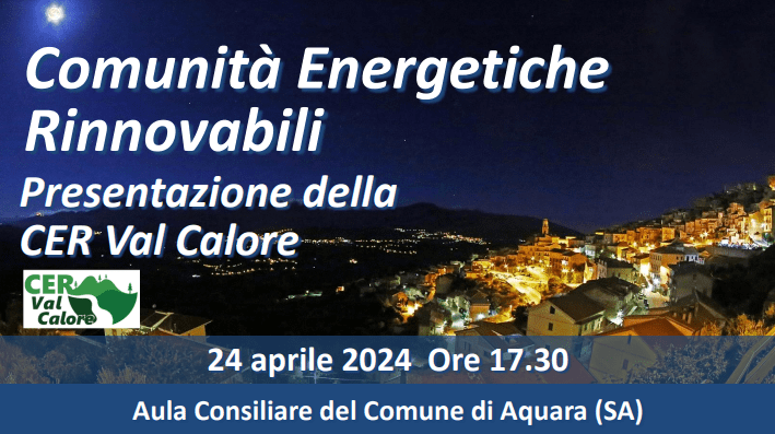 Aquara, presentation of Cer Val Calore