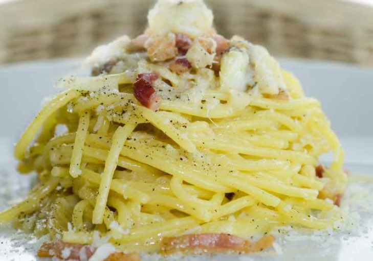 Carbonara di baccalà