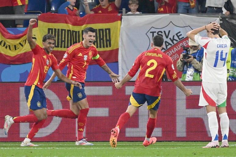 Spain-Italy 1-0, Calafiori’s scorer was decisive