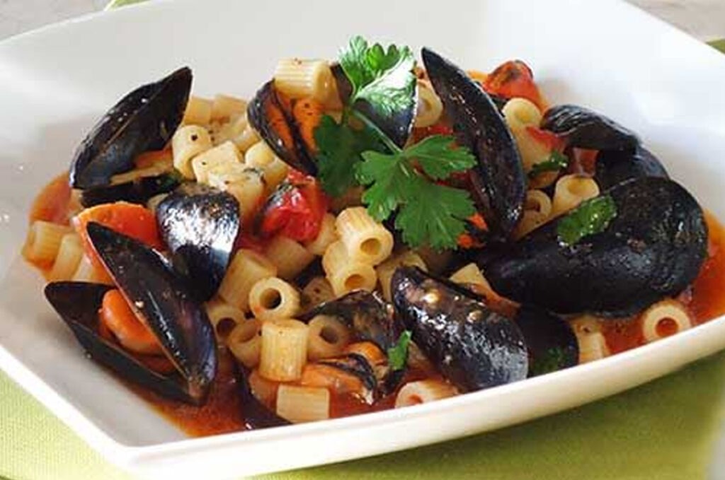 Tubettini con le cozze