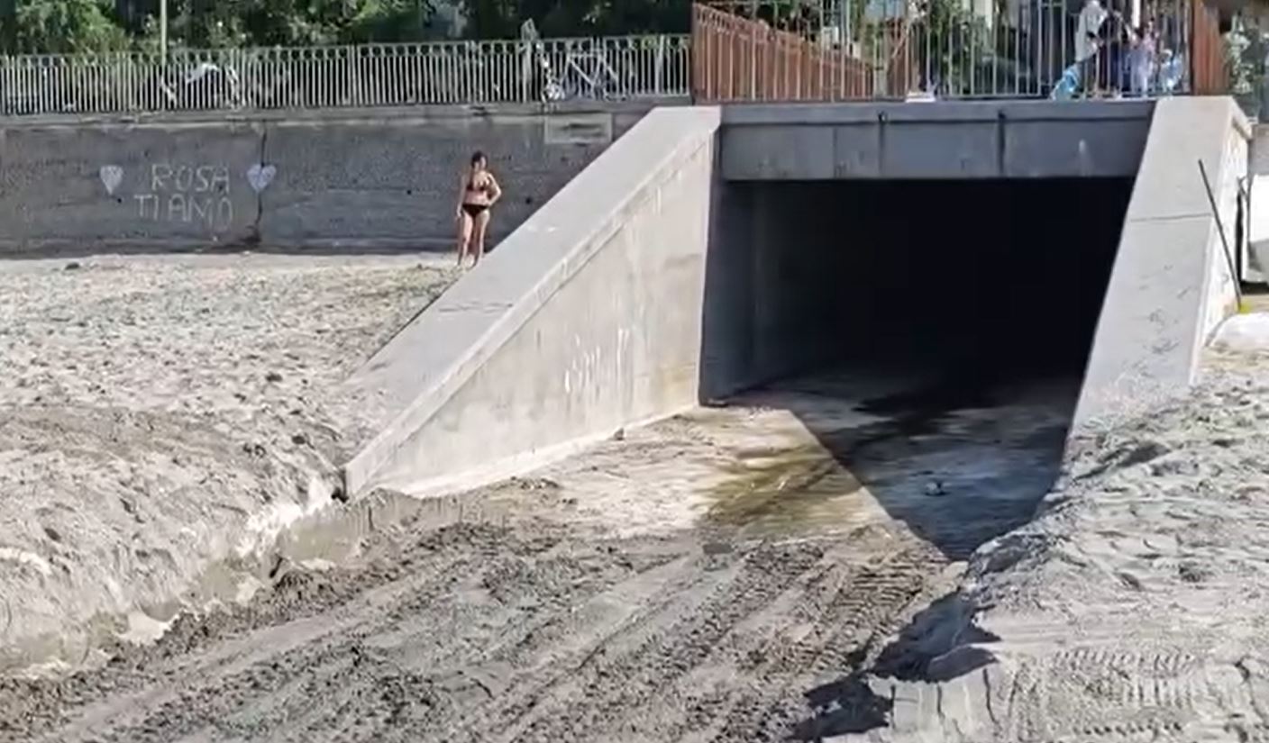 Sea sewer in Salerno: now the torrents are scary