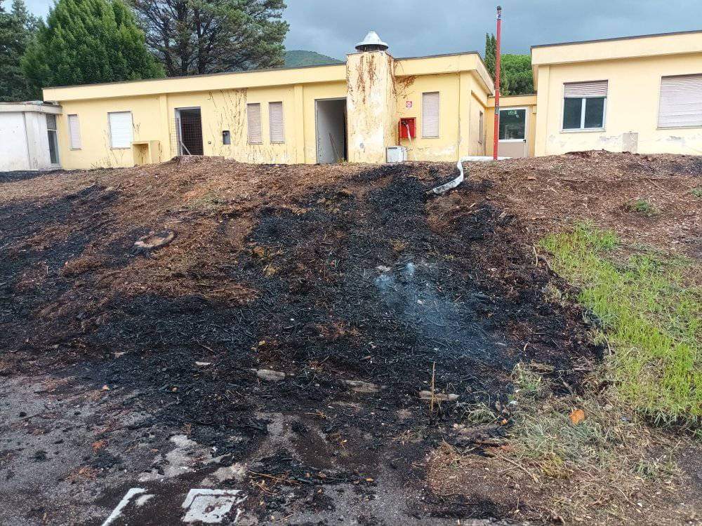 Fire at the former Pneumology Department, it was intentional