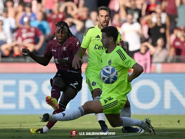 Salernitana, tegola Tongya: dovrà restare fermo un mese