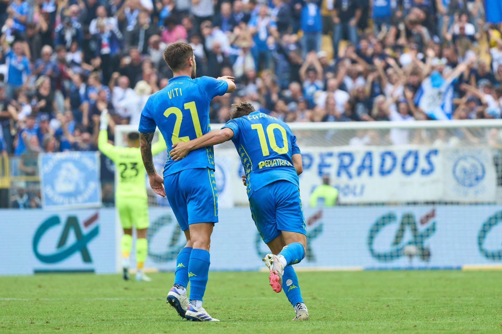 Between Parma and Empoli equal 1-1