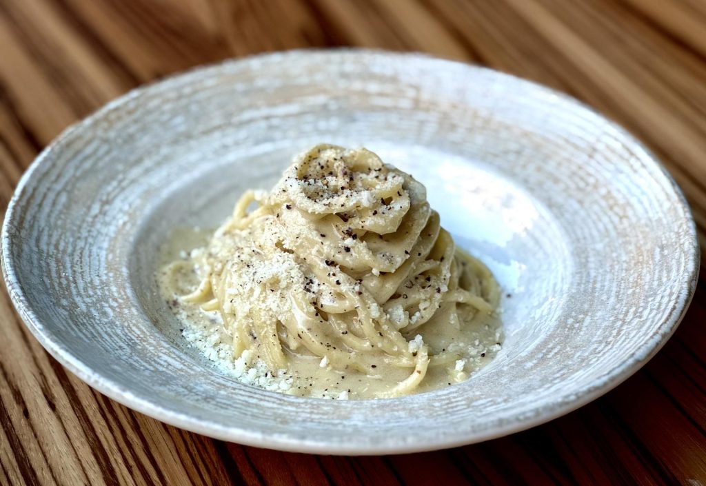 Tonnarelli cacio e pepe