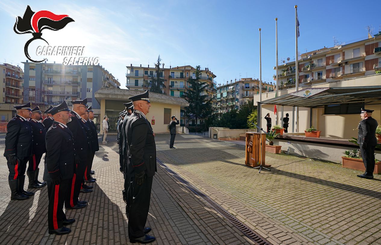 Salerno, the carabinieri who died in service are commemorated