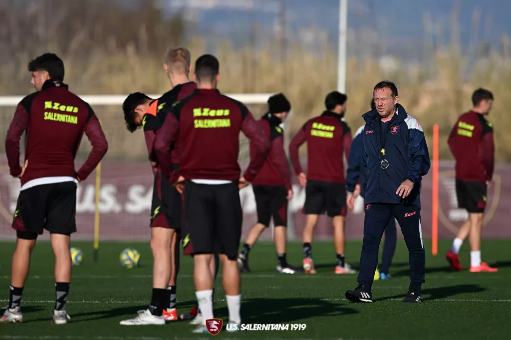 Salernitana, allenamento mattutino verso il Sassuolo